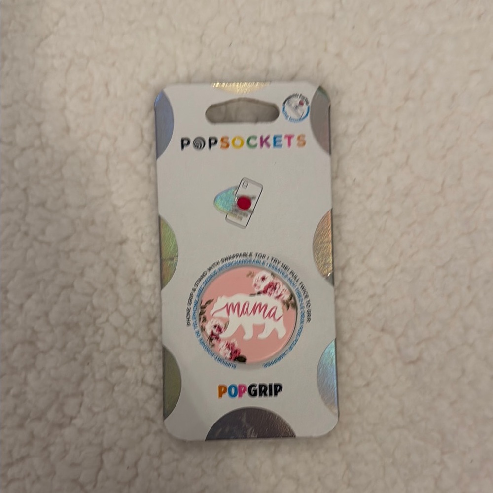 Mama Bear Floral PopSockets PopGrip